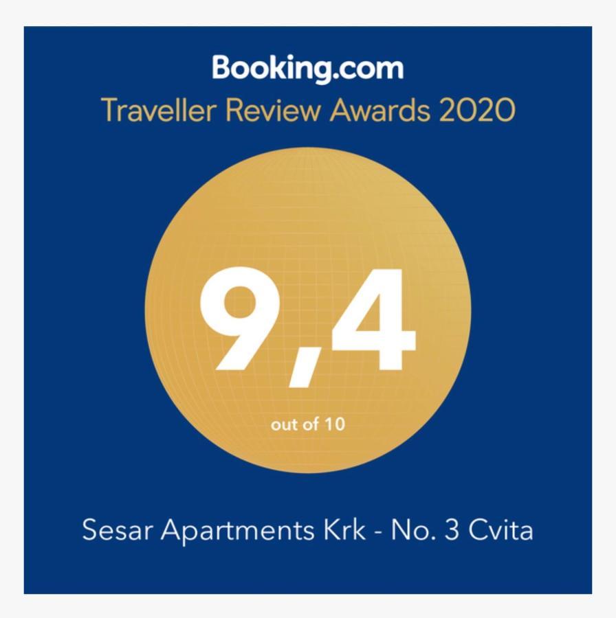 Sesar Apartments Krk - No. 3 Cvita Krk Town Kültér fotó